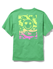 Camiseta con estampado mágico de gran tamaño para niñas Tween