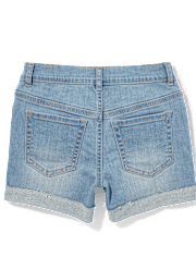 Tween Girls Denim Midi Shorts - Plus