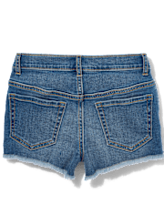 Tween Girls Denim Shortie Shorts - Slim