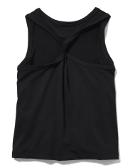 Tween Niña Quick Dry Twist Back Camisetas sin mangas Top