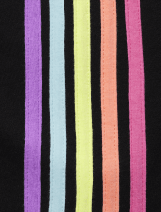 Tween Girls Side Stripe French Terry Shorts