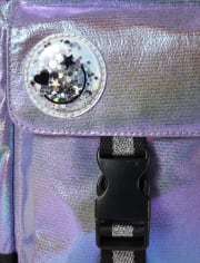 Mochila tipo cargo con icono holográfico de Tween Niña