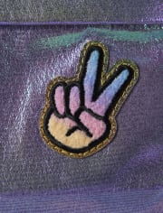 Mochila tipo cargo con icono holográfico de Tween Niña