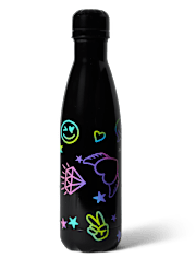 Icono de interpolación de niña Botella de agua