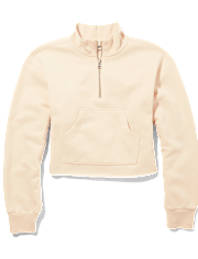 Tween Girls Fleece Half Zip Sweatshirt