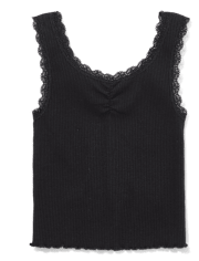 Tween Girls Ribbed Cinch Tank Top