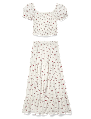 Conjunto floral de 2 piezas Tween Niña
