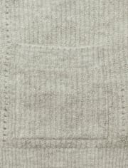 Tween Girls Shaker Stitch Open Cardigan