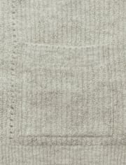 Tween Girls Shaker Stitch Open Cardigan