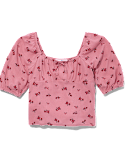 Tween Girls Puff Top