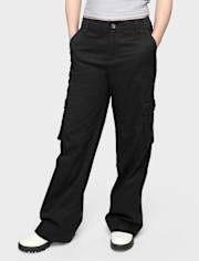 Tween Girls Drapey Cargo Pants