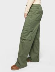 Tween Girls Drapey Cargo Pants