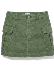Tween Girls Twill Cargo Skirt
