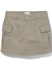 Tween Girls Twill Cargo Skirt