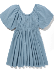 Vestido abullonado para niñas preadolescentes