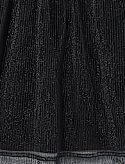 Tween Girls Mesh Pleated Skirt