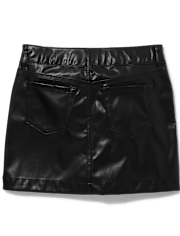 Tween Girls Faux Leather Skirt