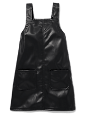 Tween Girls Faux Leather Jumper