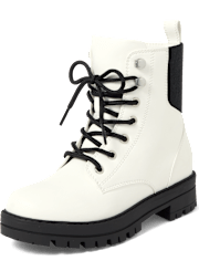 Tween Girls Combat Boots