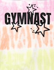 Tween Girls Tie Dye Cropped Graphic Hoodie