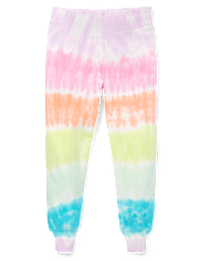 Tween Girls Tie Dye Fleece Jogger Pants