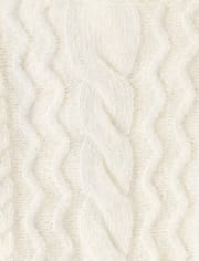 Tween Girls Shimmer Cable Knit Sweater