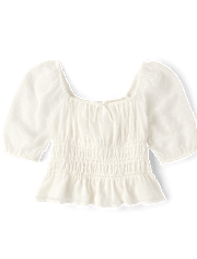 Tween Girls Smocked Top