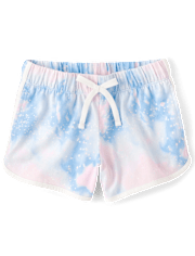 Tween Girls Tie Dye Dolphin Shorts