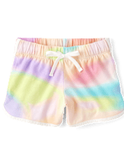 Tween Girls Tie Dye Dolphin Shorts
