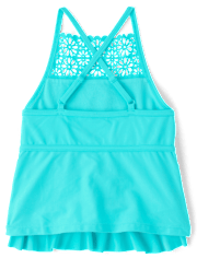 Tween Girls Ruffle Tankini Swimsuit