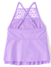 Tween Girls Ruffle Tankini Swimsuit