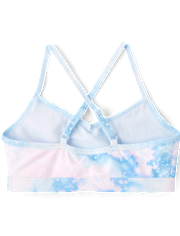 Tween Girls Print Rashguard Swimsuit
