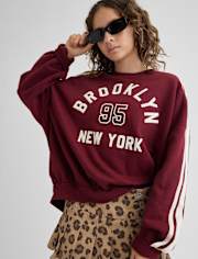 Tween Girls Graphic Premium Fleece Sweatshirt