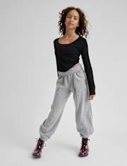 Tween Oversized Premium Fleece Joggers