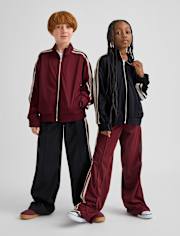 Tween Girls Wide Leg Track Pants