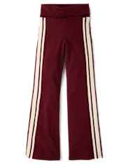 Tween Girls Foldover Flare Leggings