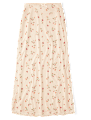 Tween Girls Floral Mesh Maxi Skirt