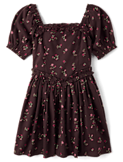 Tween Girls Floral Corset Dress