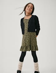 Tween Girls Floral Ruffle Dress