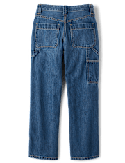 Tween Girls Baggy Utility Jeans