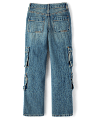 Tween Girls Baggy Cargo Jeans