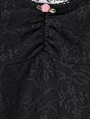 Tween Girls Floral Lace Dress