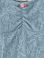 Tween Girls Floral Lace Dress