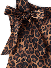 Tween Girls Leopard Satin Dress