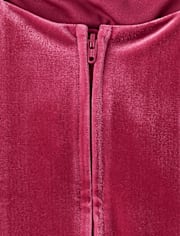 Tween Girls Bow Velour Dress