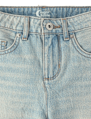 Tween Girls Lace HemJean Shorts