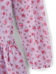 Tween Girls Floral Button Front Dress