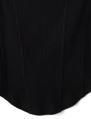 Tween Girls Ribbed Lace Corset Tank Top