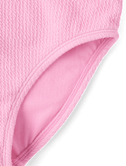 Tween Girls Crinkle Braided Girls Bikini Swimsuit