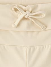 Tween Girls Quick Dry High Rise Foldover Leggings